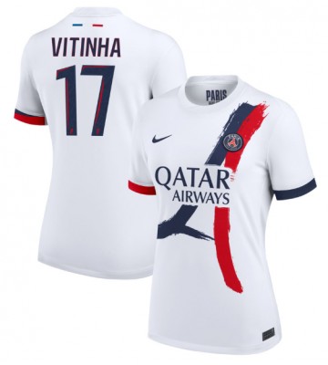 Paris Saint-Germain Vitinha #17 Bortatröja Dam 2024-25 Kortärmad